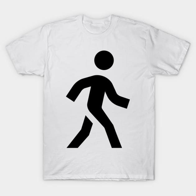 Walking Icon T-Shirt by AnotherOne